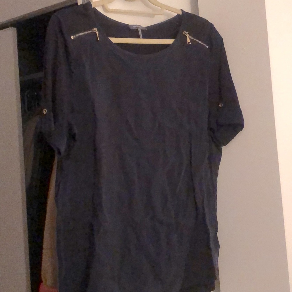 Navy blouse